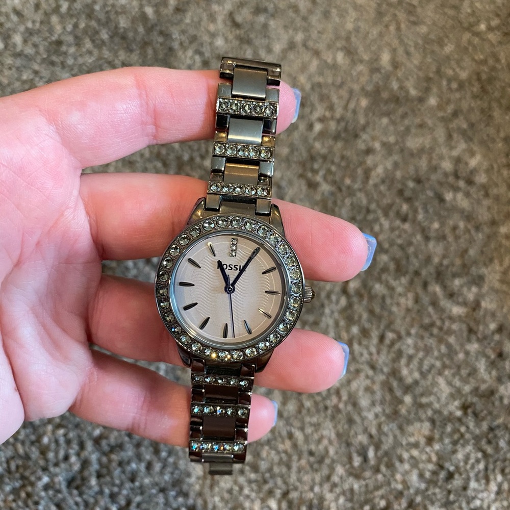 Gun Metal Gray Fossil Watch
